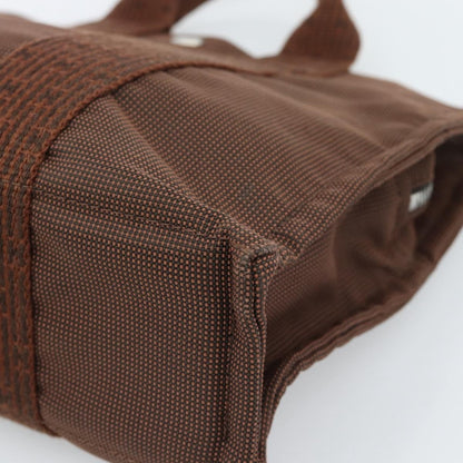 Hermes Fourre-tout Herline Fourre-tout Herline, Brown, Canvas, Tote Bag