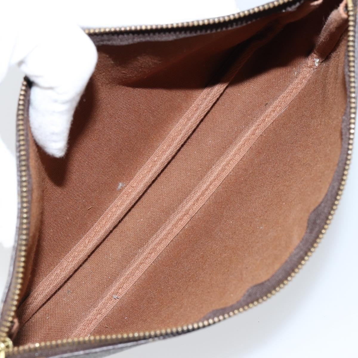 Louis Vuitton Pochette Accessoires NM Monogram Canvas, BROWN, CANVAS, Clutche & pouche