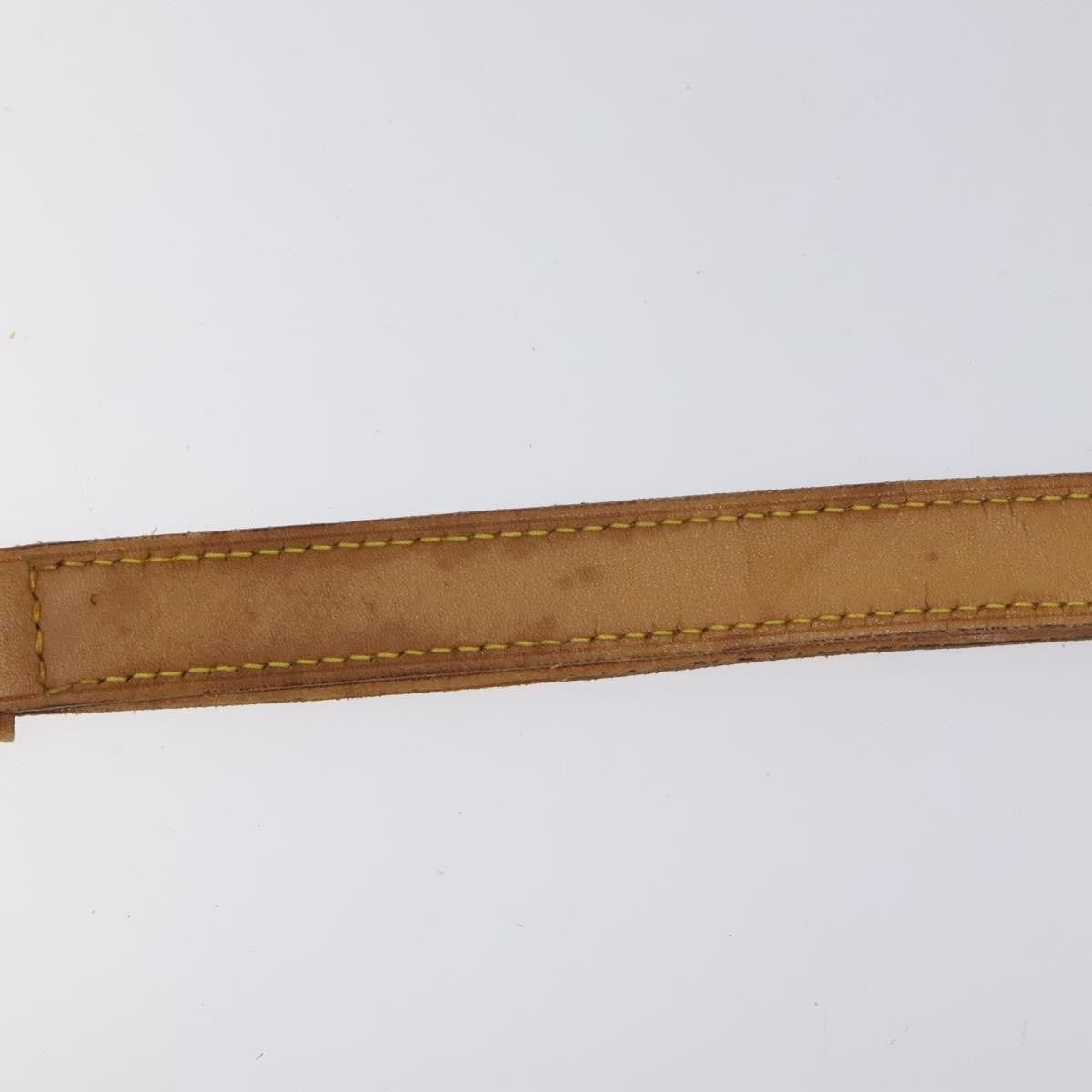 Louis Vuitton Adjustable Shoulder Strap Vachetta Leather, BEIGE, LEATHER, Straps