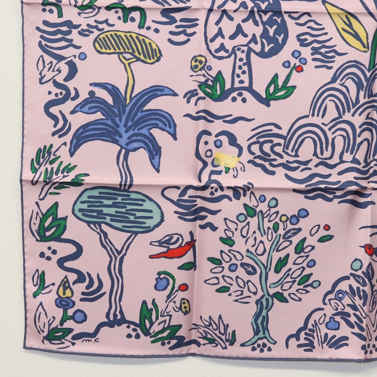 Hermes Carré 90 Silk multicolor, PINK, SILK, Scarve & shawl