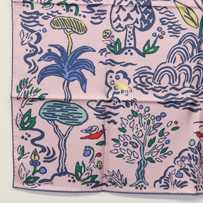 Hermes Carré 90 Silk multicolor, PINK, SILK, Scarve & shawl