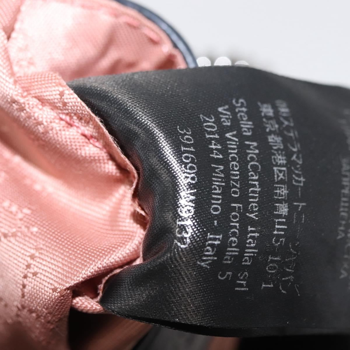 Stella McCartney Falabella Fold Over Bag Shaggy Deer, BLACK, SUEDE, Handbag