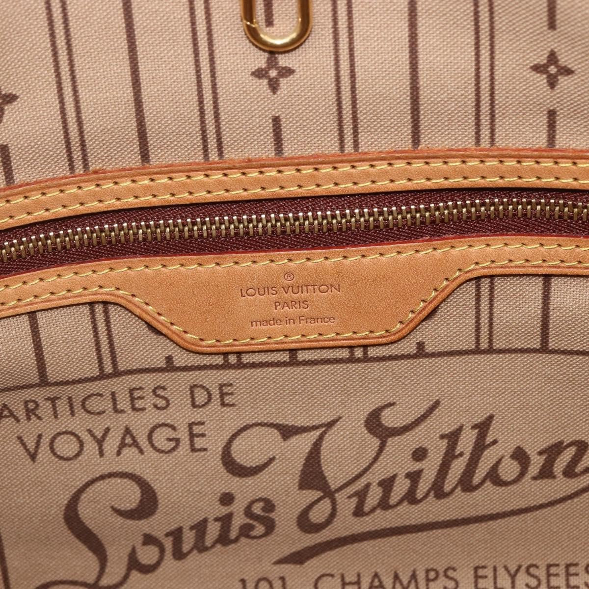 Louis Vuitton Neverfull Tote Monogram Canvas, BROWN, CANVAS, Tote bag