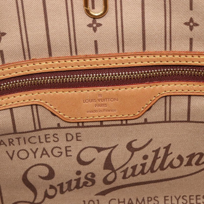 Louis Vuitton Neverfull Tote Monogram Canvas, BROWN, CANVAS, Tote bag