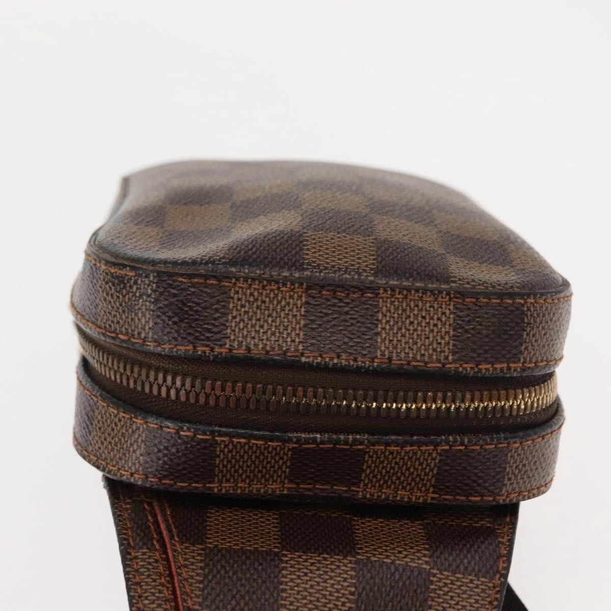 Louis Vuitton Geronimos Waist Bag Damier, BROWN, CANVAS, Shoulder bag