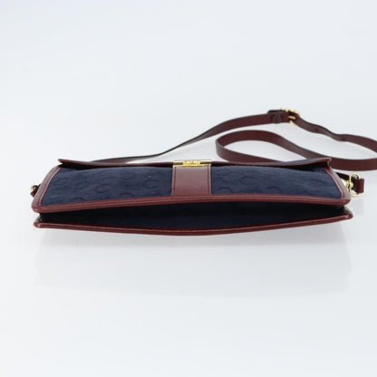 Celine C Macadam Shoulder bag Canvas, NAVY, CANVAS, Shoulder bag