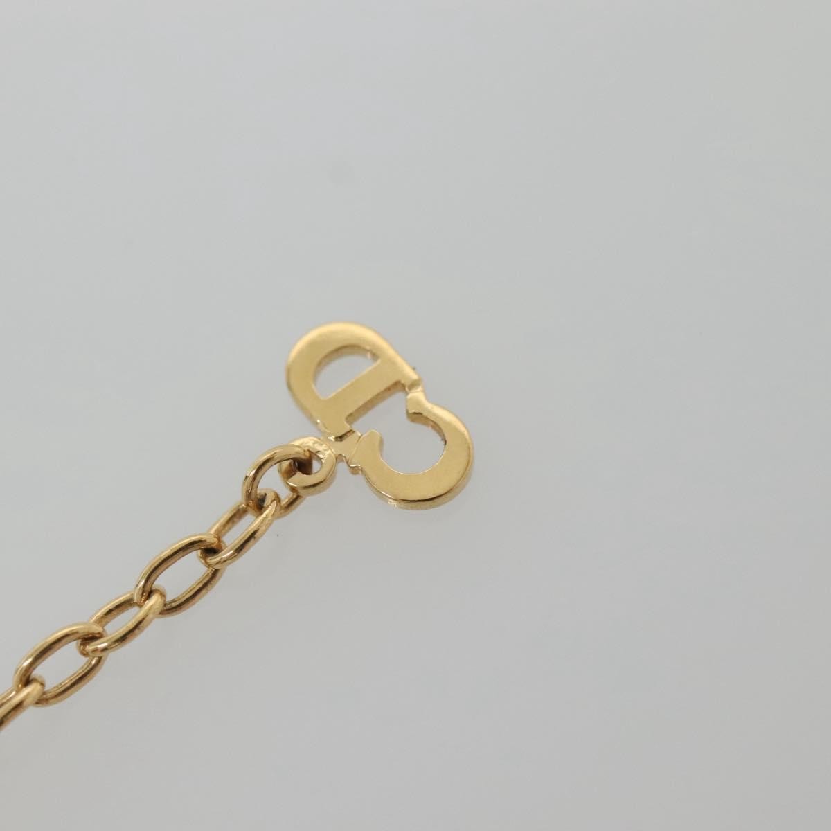 Christian Dior CD Pendant Necklace Gold-plated, GOLD, METAL, Necklace