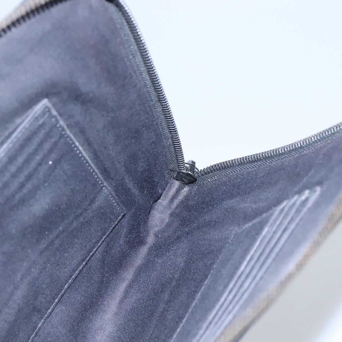 Saint Laurent Zip Pocket Pouch Leather, BLACK, LEATHER, Clutche & pouche