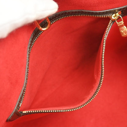 Louis Vuitton Hampstead Handbag Damier, BROWN, CANVAS, Tote bag