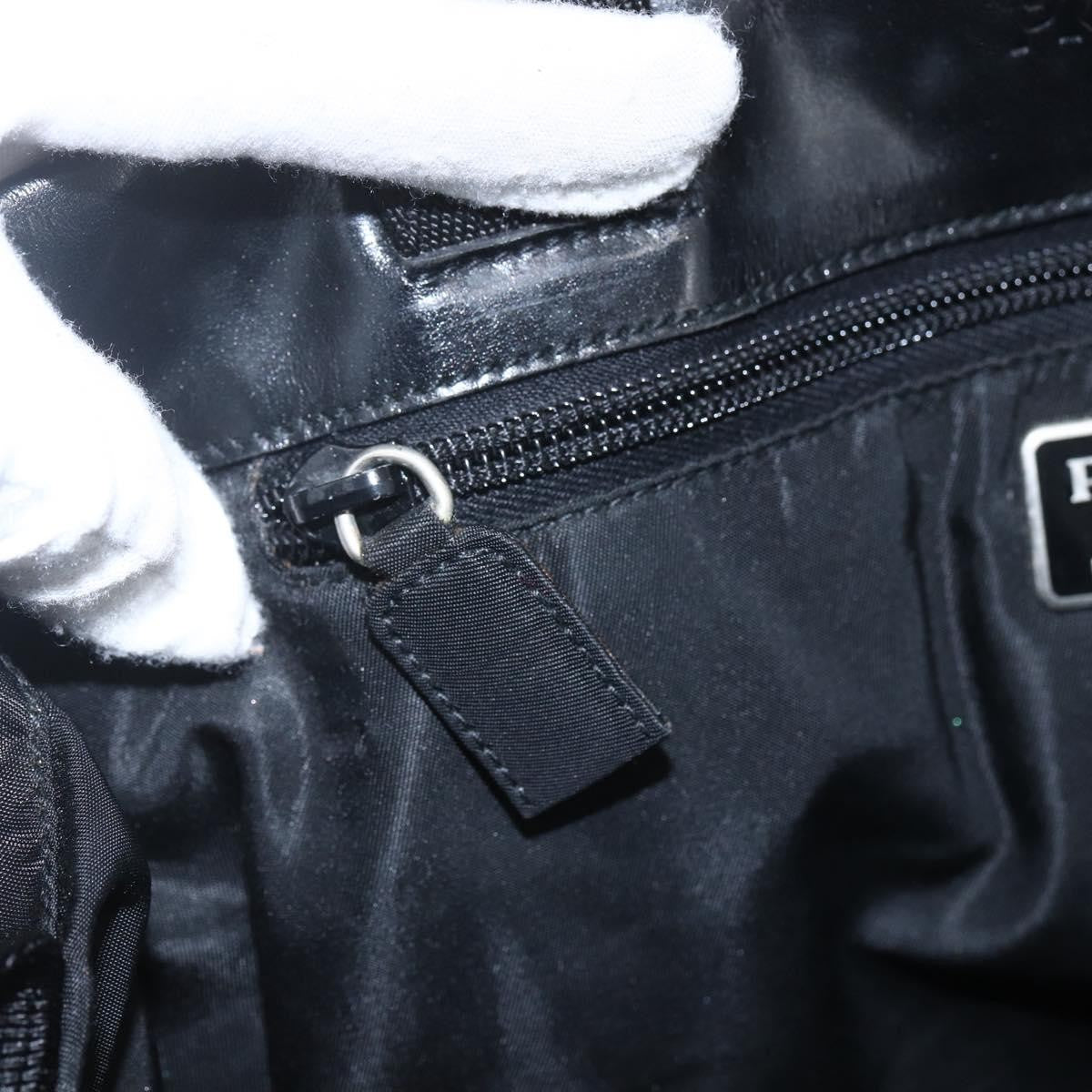 Prada Vintage Tote Tessuto, BLACK, NYLON, Tote bag