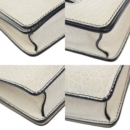 Christian Dior J'Adior Flap Bag Canyon Grained Lambskin with Mosaic Detail, WHITE, LEATHER, Shoulder bag