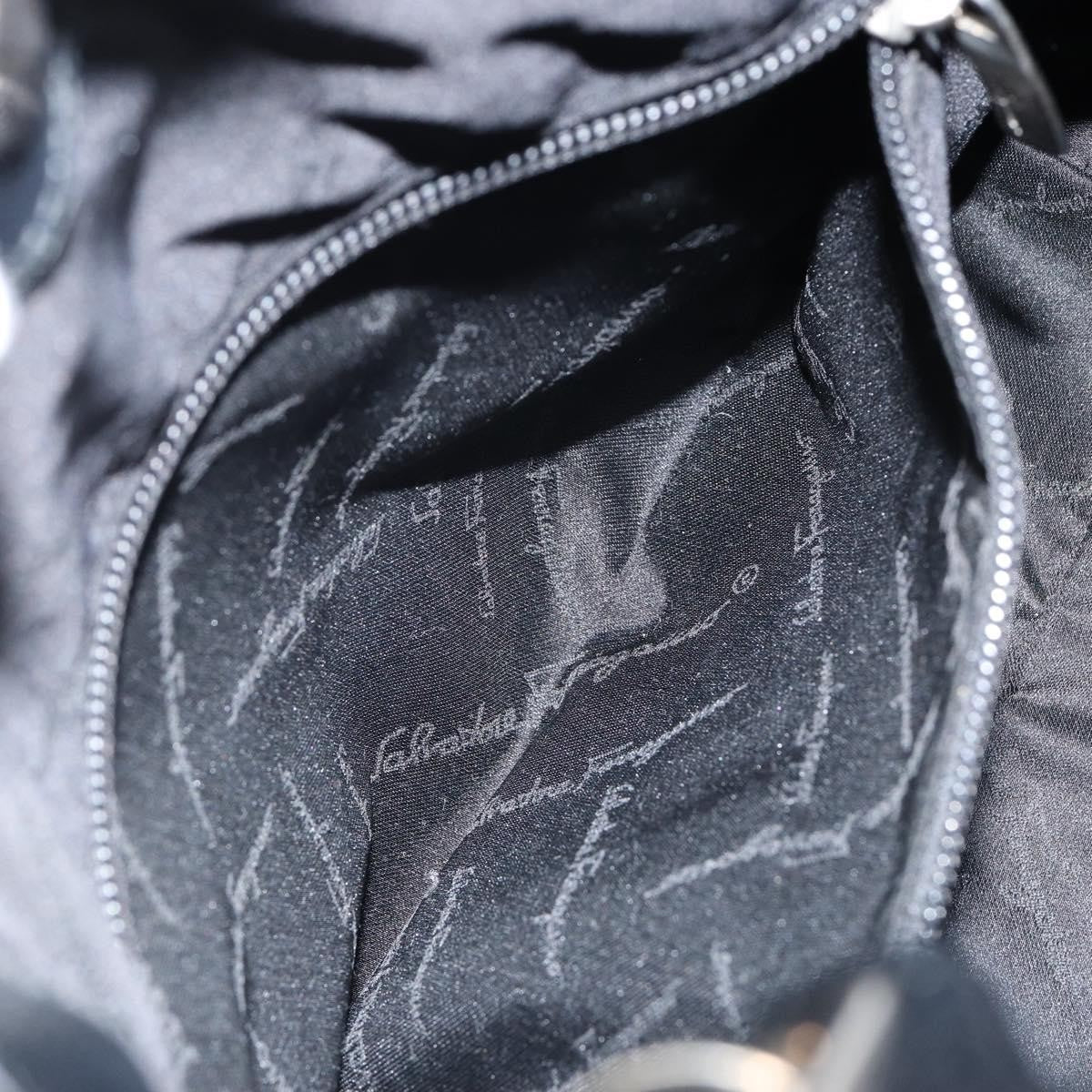 Salvatore Ferragamo Vintage Handbag Nylon, BLACK, NYLON, Handbag