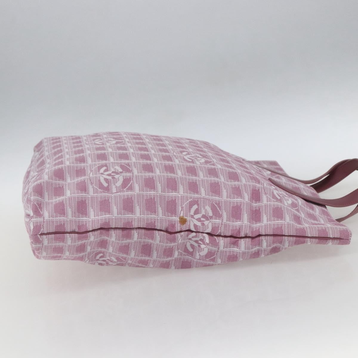 Chanel Travel Line Tote Nylon, PINK, NYLON, Tote bag