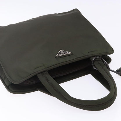 Prada Bowling Shoulder Bag Tessuto, KHAKI, NYLON, Shoulder bag