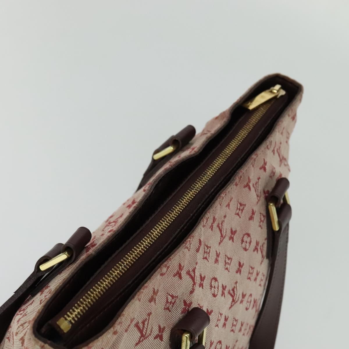 Louis Vuitton Cabas Piano Monogram Canvas, RED, CANVAS, Tote bag