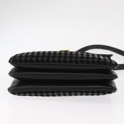 Bally Vintage Handbag Leather, BLACK, LEATHER, Handbag