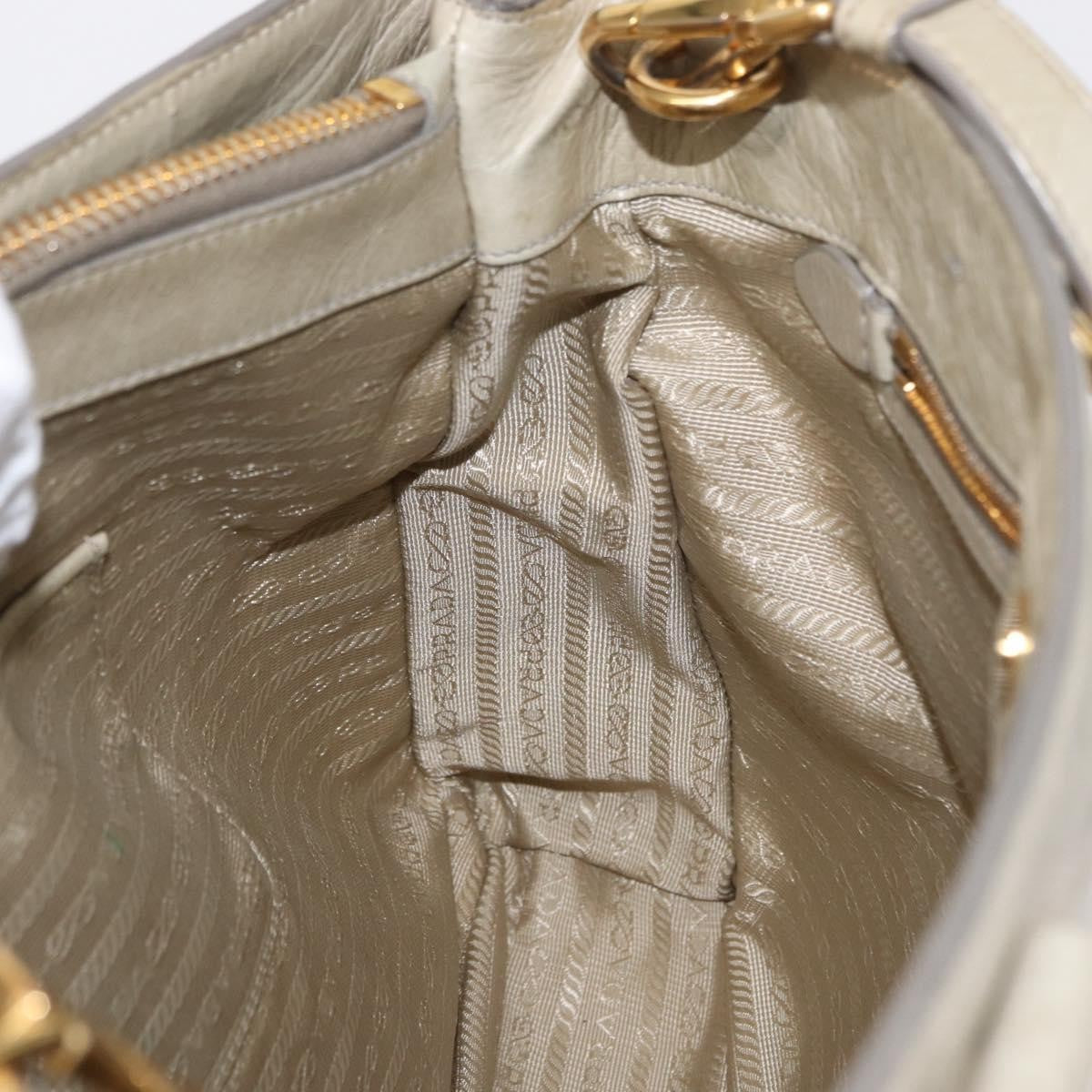 Prada Tote Vitello Daino Vitello Daino, BEIGE, LEATHER, Handbag