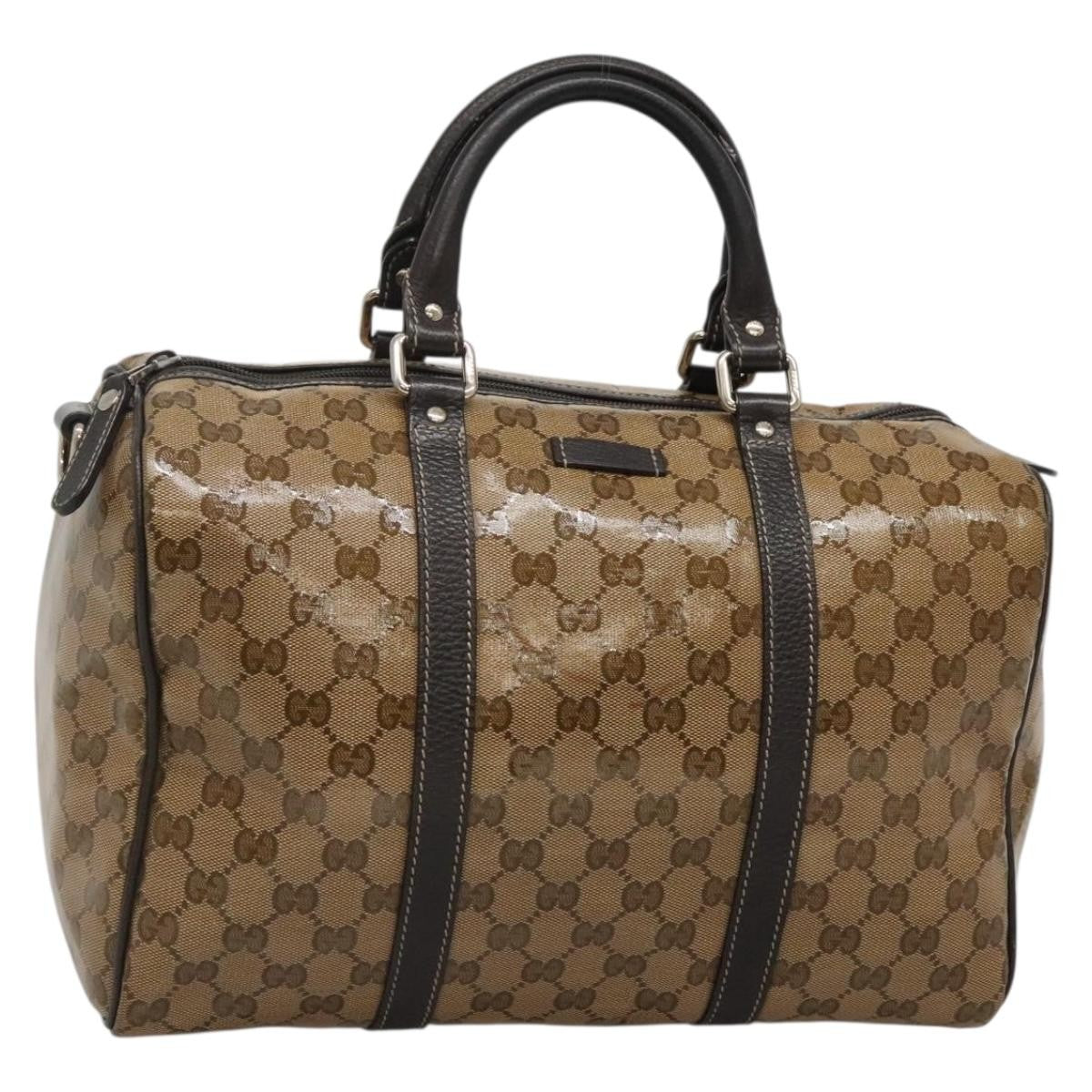 Gucci Joy Boston Bag GG Imprime, BEIGE, CANVAS, Travel bag