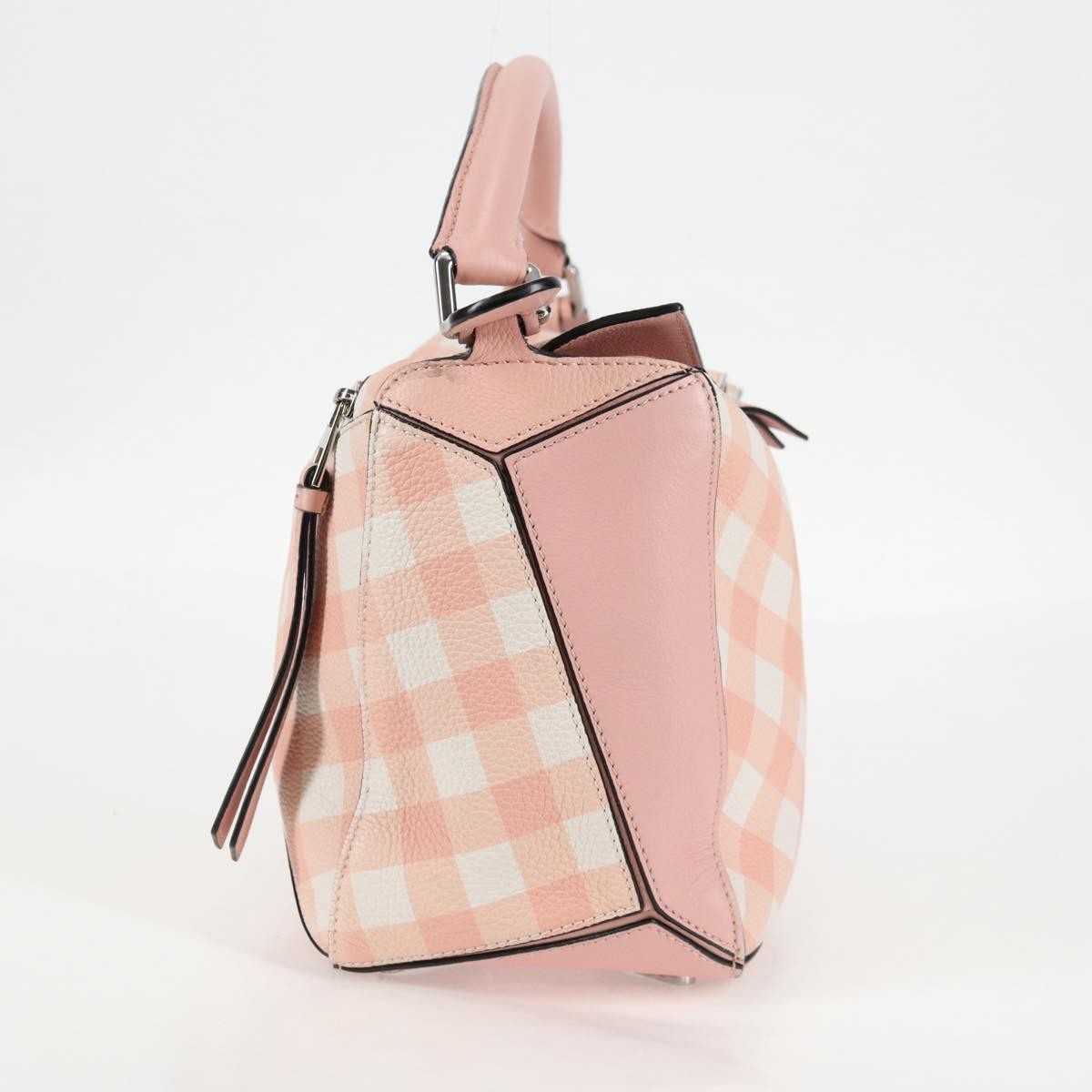 Loewe Puzzle Bag Leather, PINK, LEATHER, Handbag