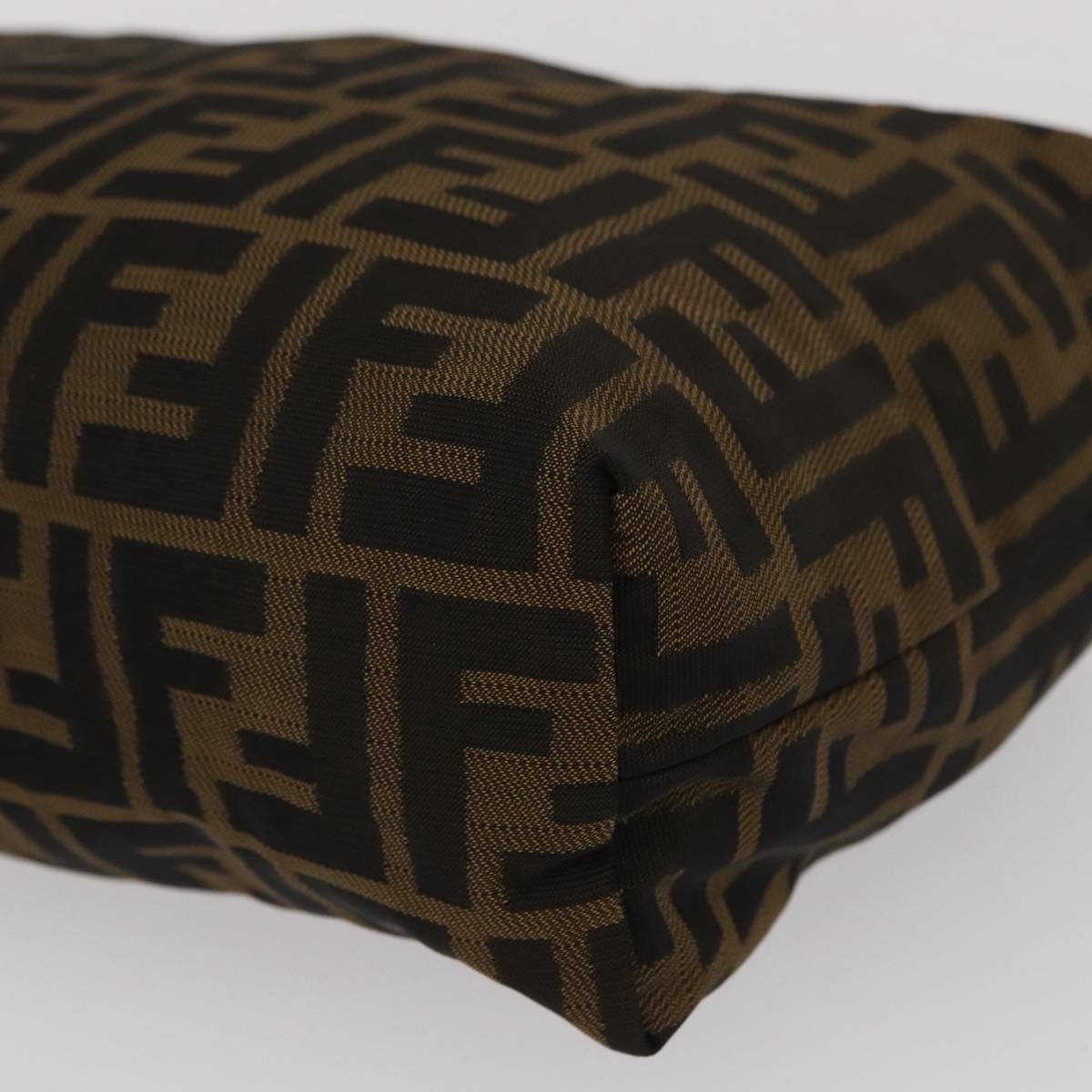 Fendi Logo Zucca Clutch PVC Leather, BLACK, CANVAS, Clutche & pouche