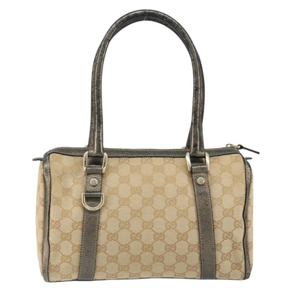 Gucci Abbey Boston Bag GG Canvas, BEIGE, CANVAS, Handbag