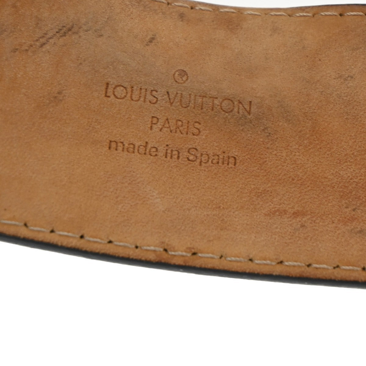 Louis Vuitton Travelling Requisites Belt Leather, BLACK, LEATHER, Belts