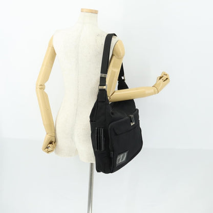 Prada Vintage Shoulder Bag Tessuto, BLACK, CANVAS, Shoulder bag
