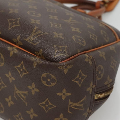 Louis Vuitton Deauville Handbag Monogram Canvas, BROWN, CANVAS, Handbag