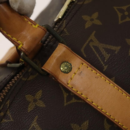 Louis Vuitton Keepall Bag Monogram Canvas, BROWN, CANVAS, Travel bag
