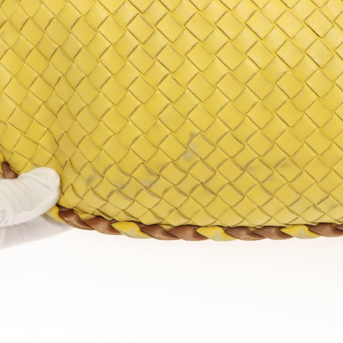 Bottega Veneta Veneta Hobo Intrecciato Nappa, YELLOW, LEATHER, Handbag