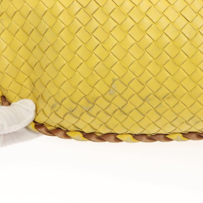 Bottega Veneta Veneta Hobo Intrecciato Nappa, YELLOW, LEATHER, Handbag