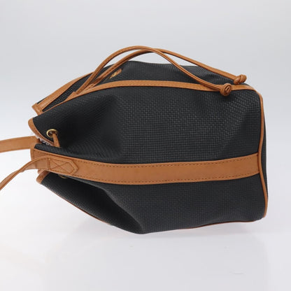 Saint Laurent Vintage Shoulder Bag Canvas, BLACK, CANVAS, Shoulder bag