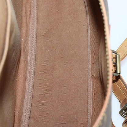 Louis Vuitton Saumur Handbag Monogram Canvas, BROWN, CANVAS, Shoulder bag