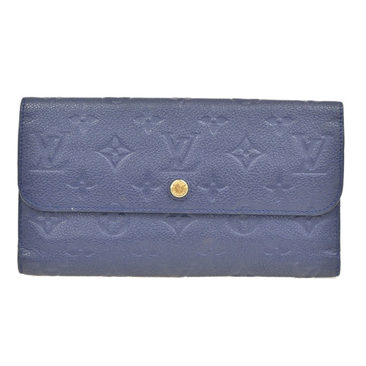 Louis Vuitton Virtuose Wallet Monogram Empreinte Leather, BLUE, LEATHER, Wallets