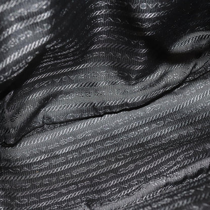 Prada Belted Hobo Vitello Daino, SILVER, LEATHER, Shoulder bag