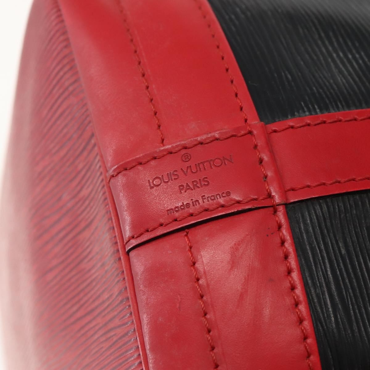 Louis Vuitton Petit Noe NM Handbag Epi Leather, BLACK, LEATHER, Handbag