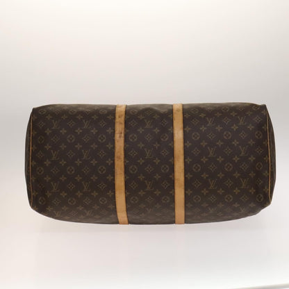 Louis Vuitton Keepall Bag Monogram Canvas, BROWN, CANVAS, Travel bag