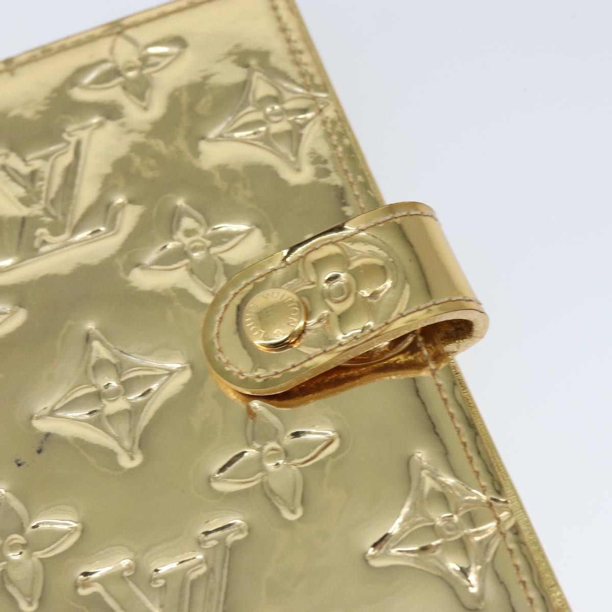 Louis Vuitton Agenda Cover Patent Leather, GOLD, PATENT_LEATHER, Wallets