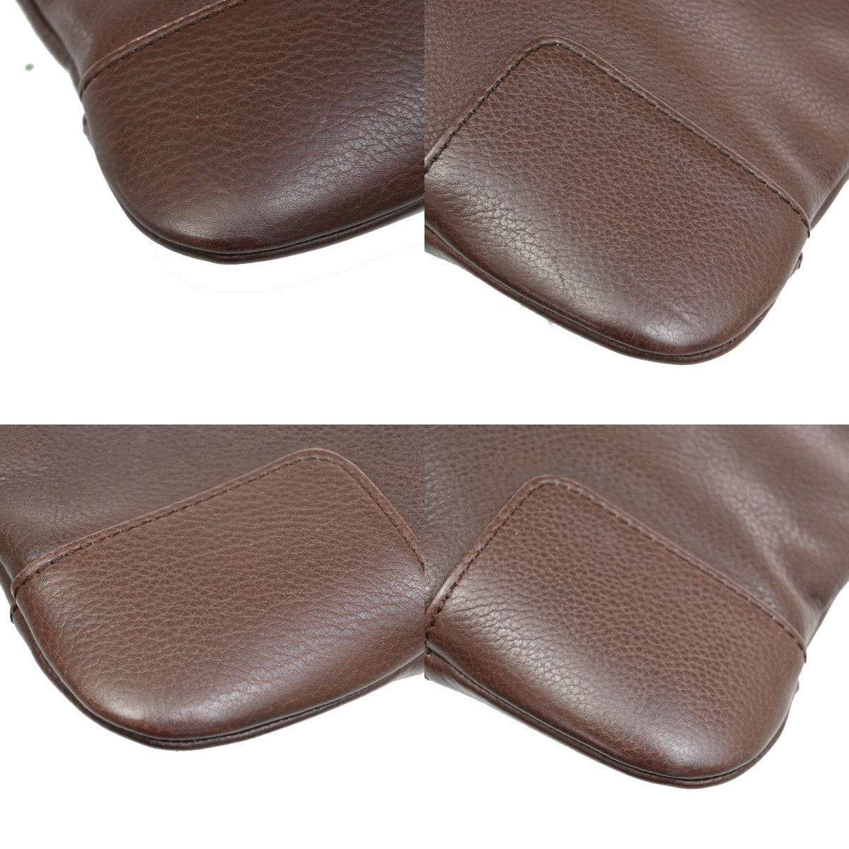 Loewe Anagram Shoulder Bag Leather, BROWN, LEATHER, Shoulder bag