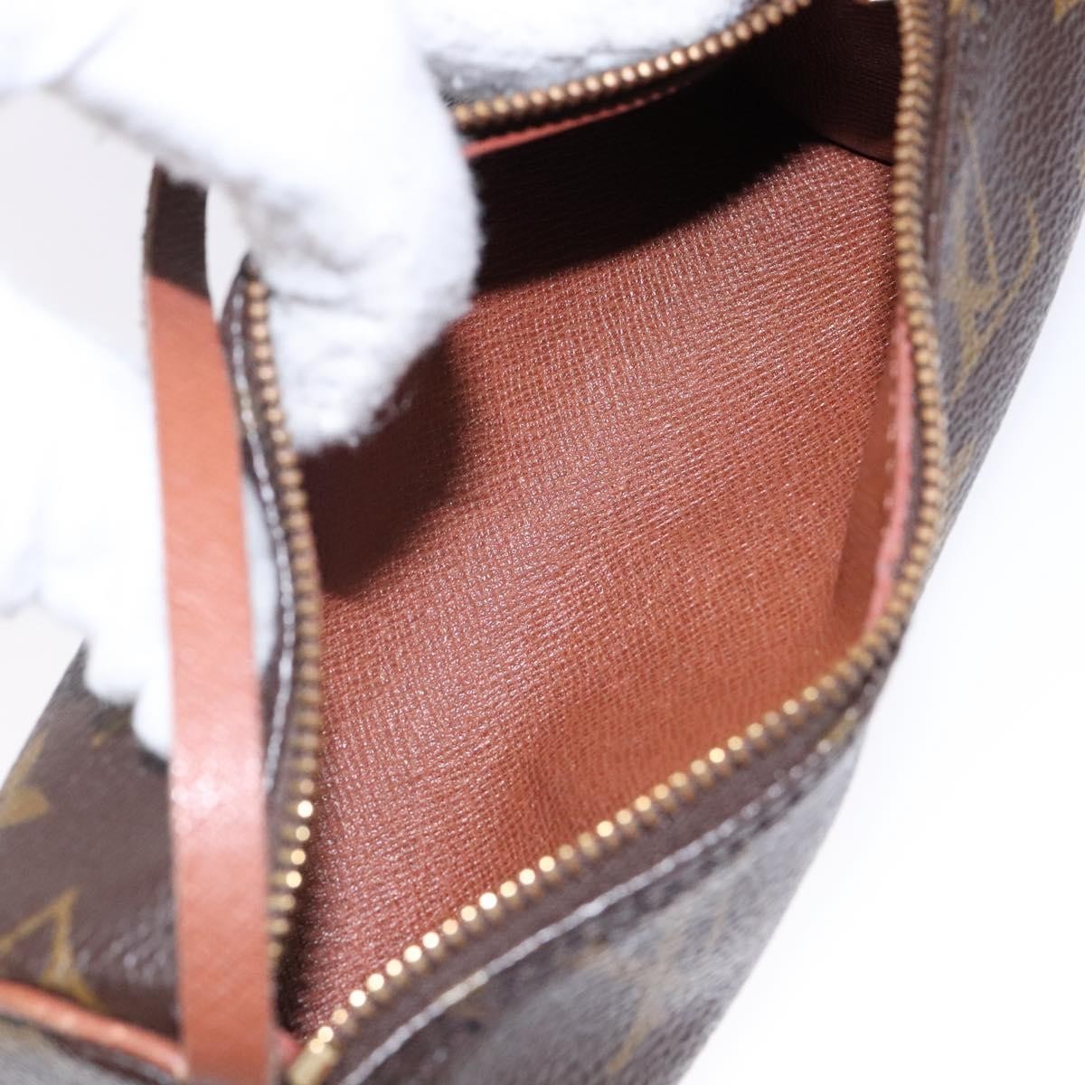 Louis Vuitton Papillon Pochette Monogram Canvas, BROWN, CANVAS, Handbag