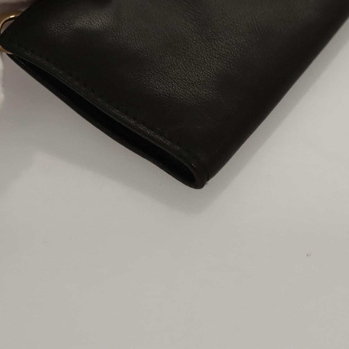 Bottega Veneta Vintage Clutch Leather, BLACK, LEATHER, Clutche & pouche