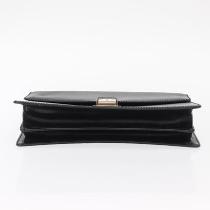 Salvatore Ferragamo Vintage clutch Bag Leather, BLACK, LEATHER, Clutche & pouche