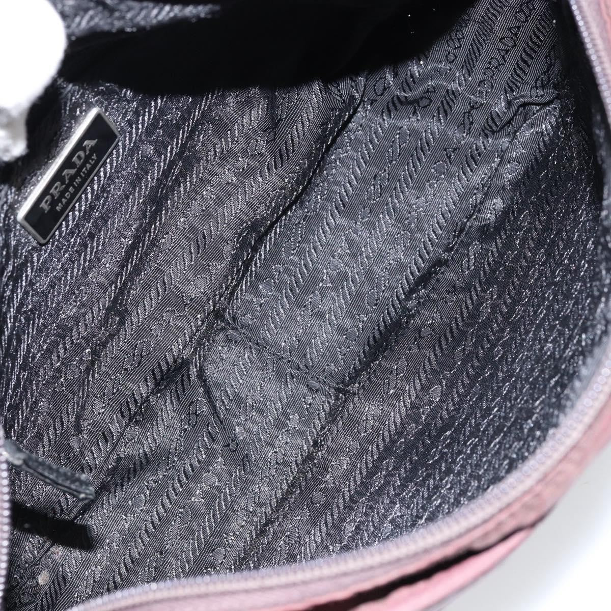 Prada Front Pocket Crossbody Bag Tessuto, BURGUNDY, NYLON, Shoulder bag