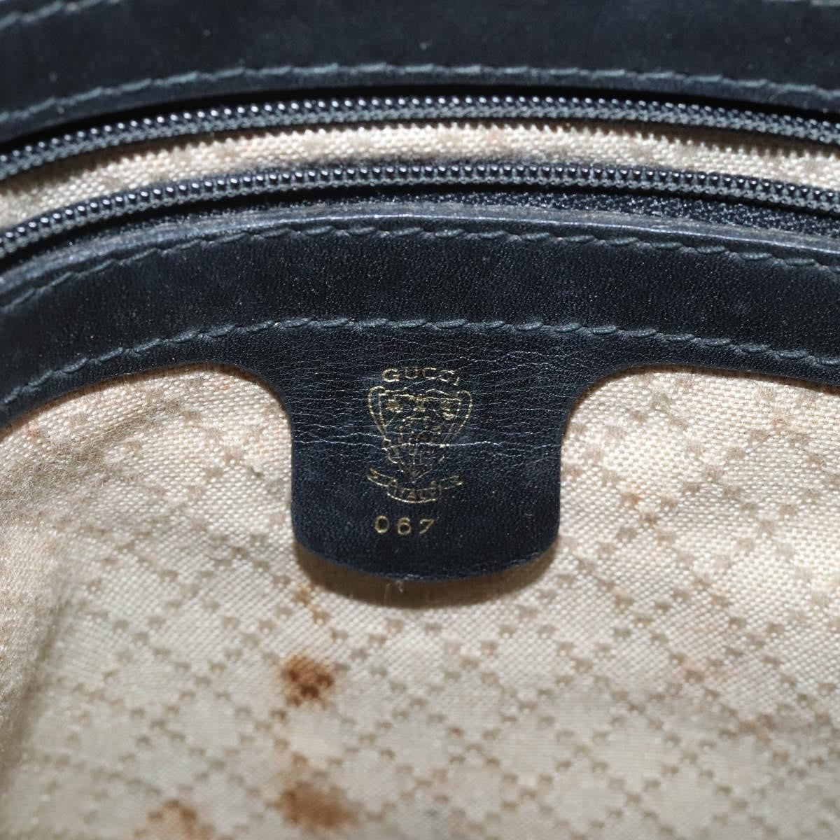 Gucci Vintage Web Boston Bag GG Canvas, BLACK, CANVAS, Handbag