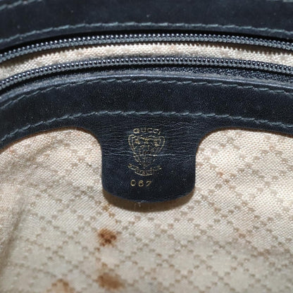 Gucci Vintage Web Boston Bag GG Canvas, BLACK, CANVAS, Handbag