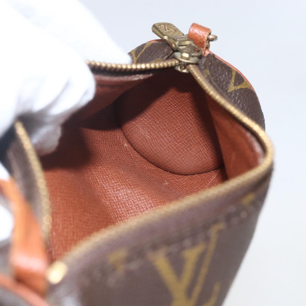 Louis Vuitton Papillon Pochette Monogram Canvas, BROWN, CANVAS, Clutche & pouche