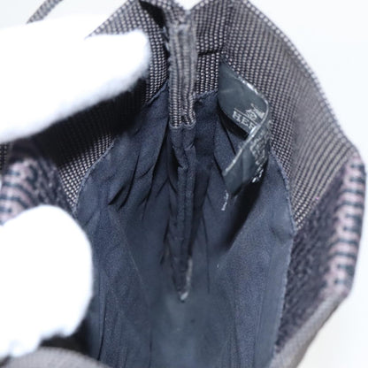 Hermes Herline Crossbody Canvas, GRAY, CANVAS, Crossbody bag