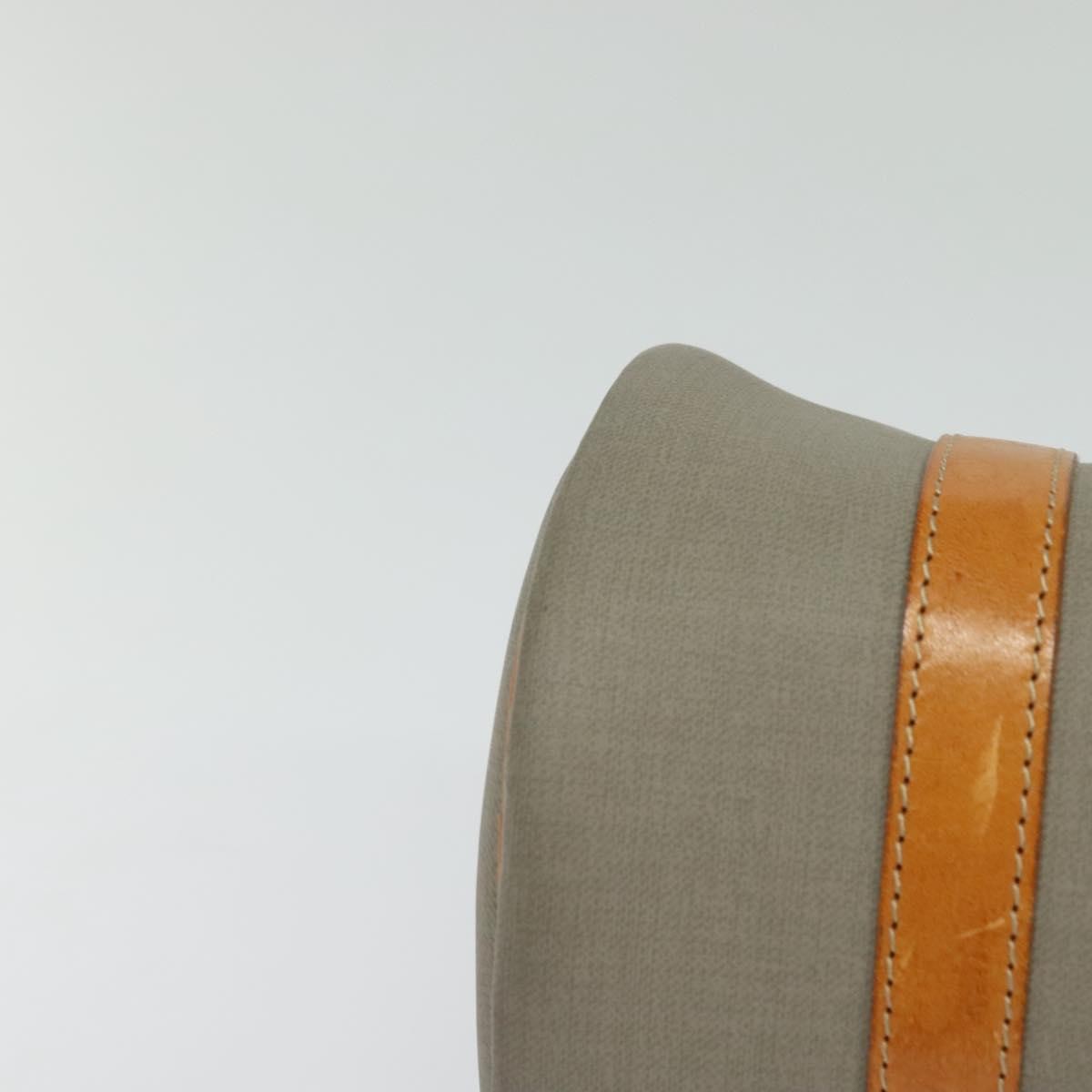 Christian Dior Vintage CD Handbag Canvas, GRAY, CANVAS, Handbag