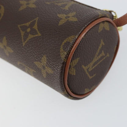 Louis Vuitton Papillon Pochette Monogram Canvas, BROWN, CANVAS, Clutche & pouche