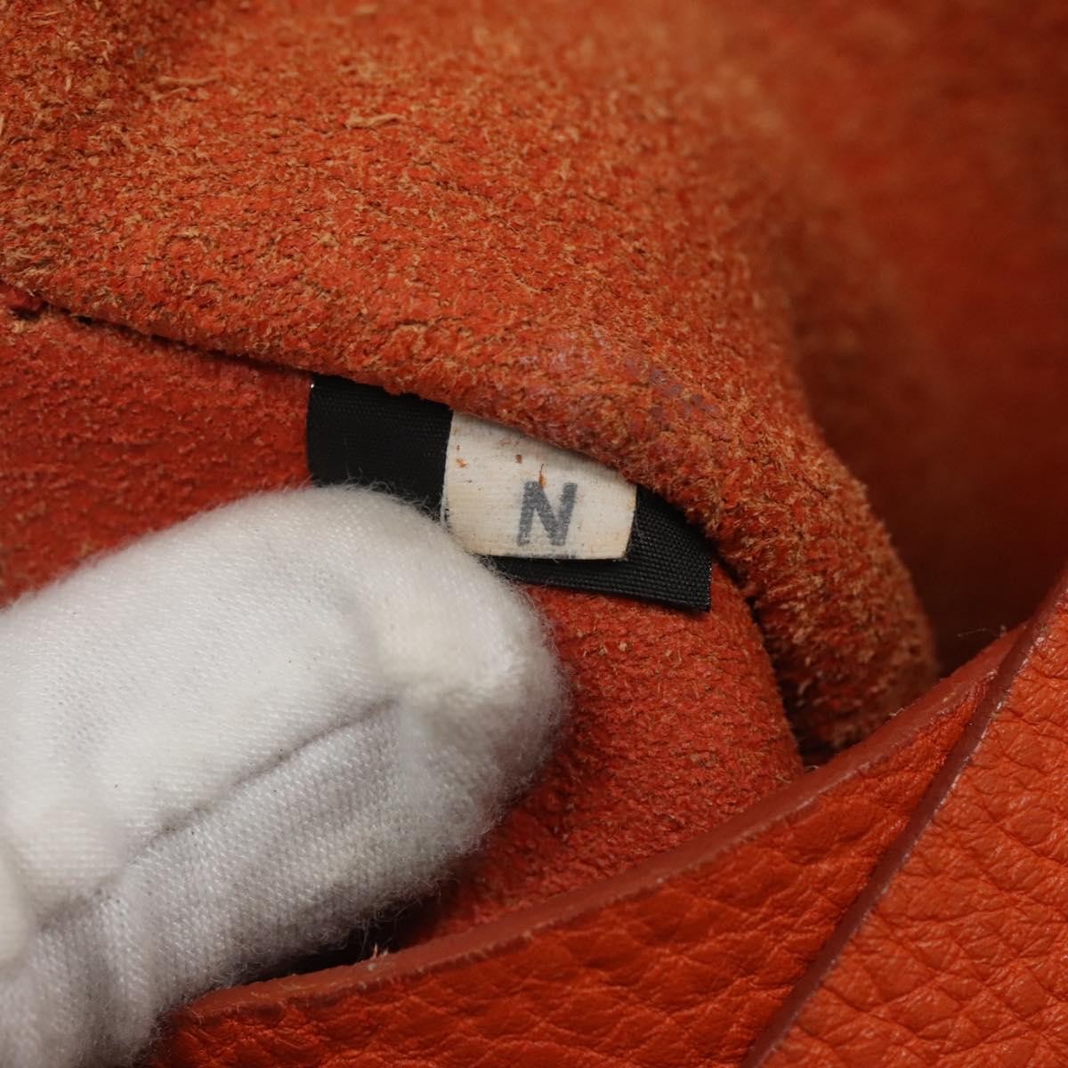 Prada Vintage Tote Leather, Orange, Leather, Tote Bag